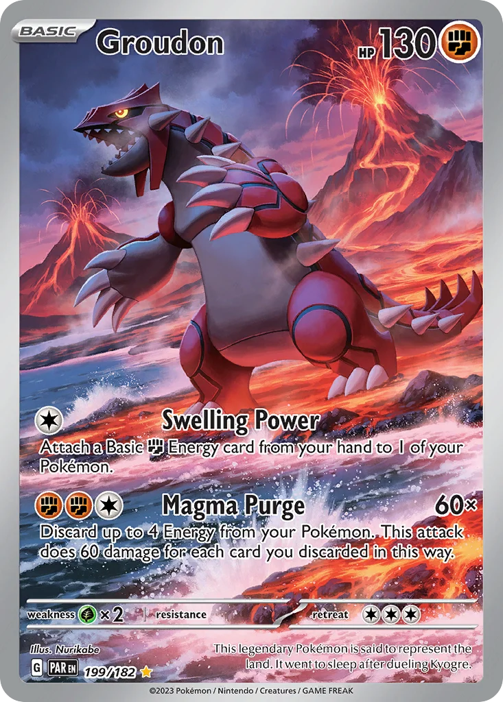 Groudon Pokemon card