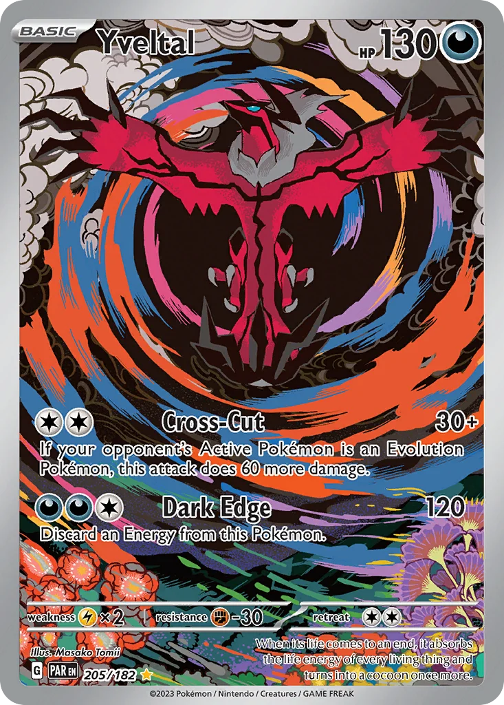 Yveltal Pokemon card