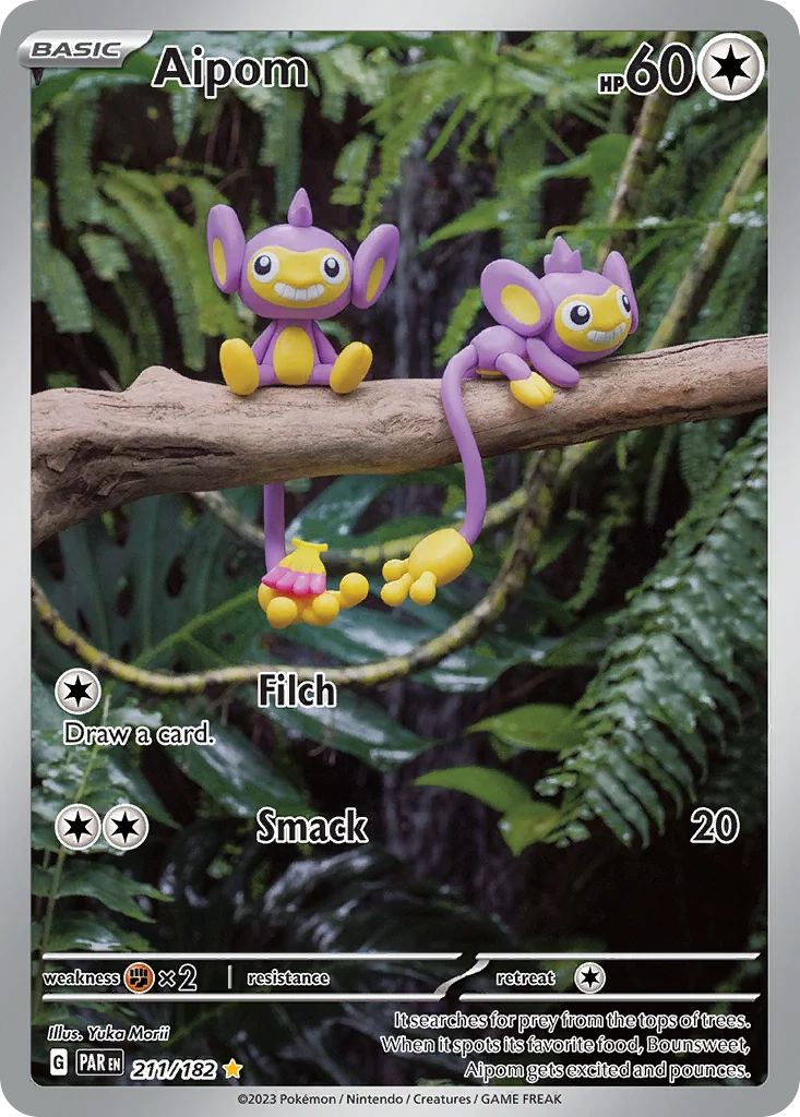 Aipom Pokemon card