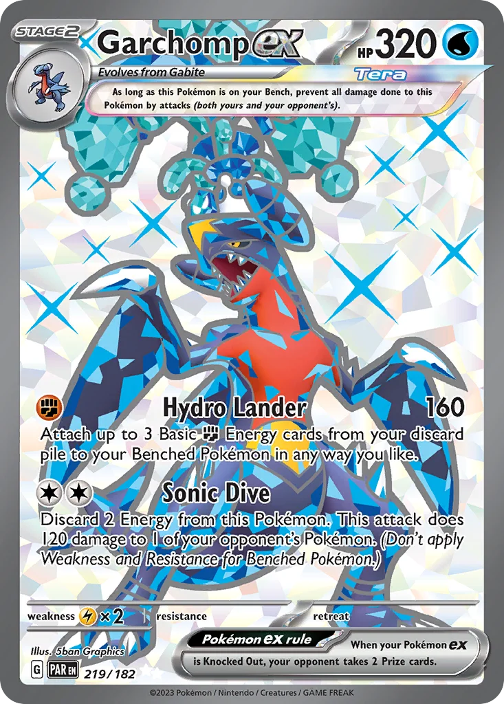 Garchomp ex Pokemon card
