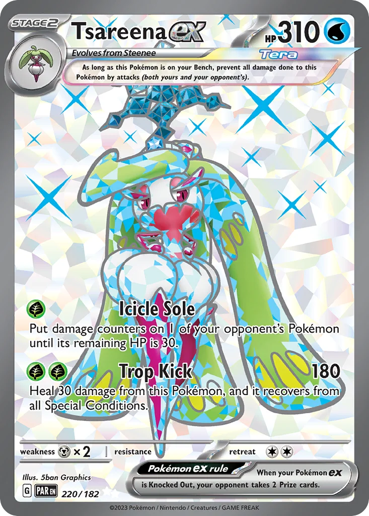 Tsareena ex Pokemon card