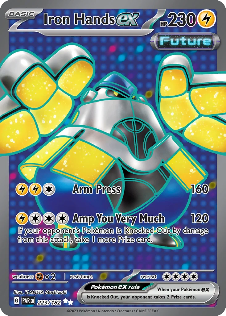 Iron Hands ex Pokemon card