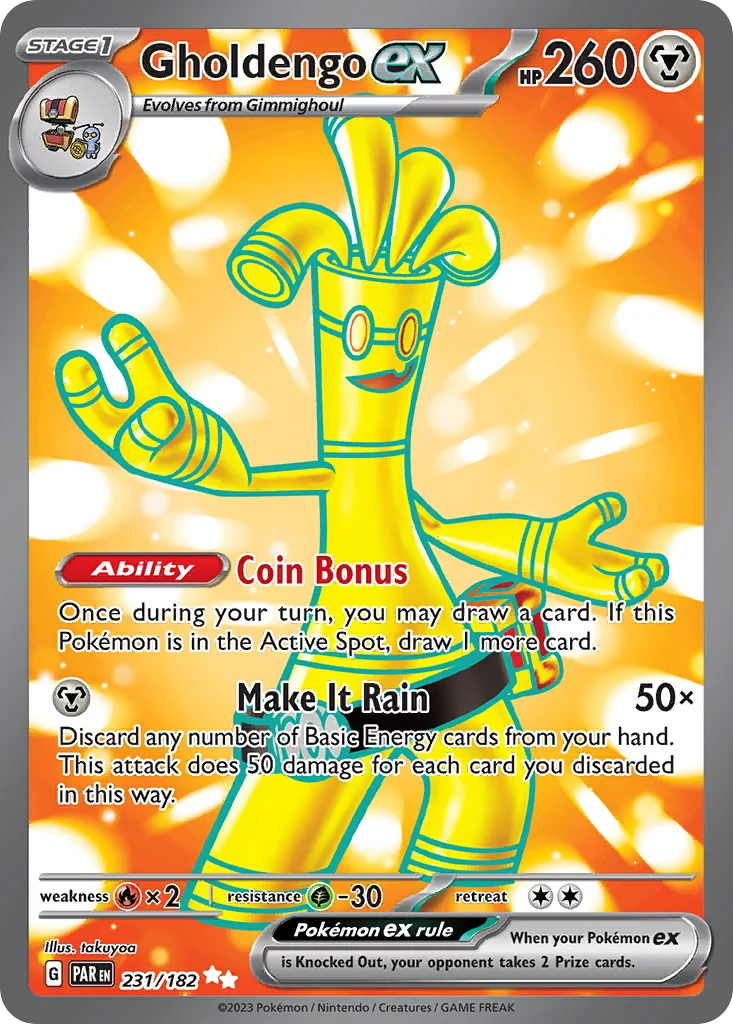 Gholdengo ex Pokemon card