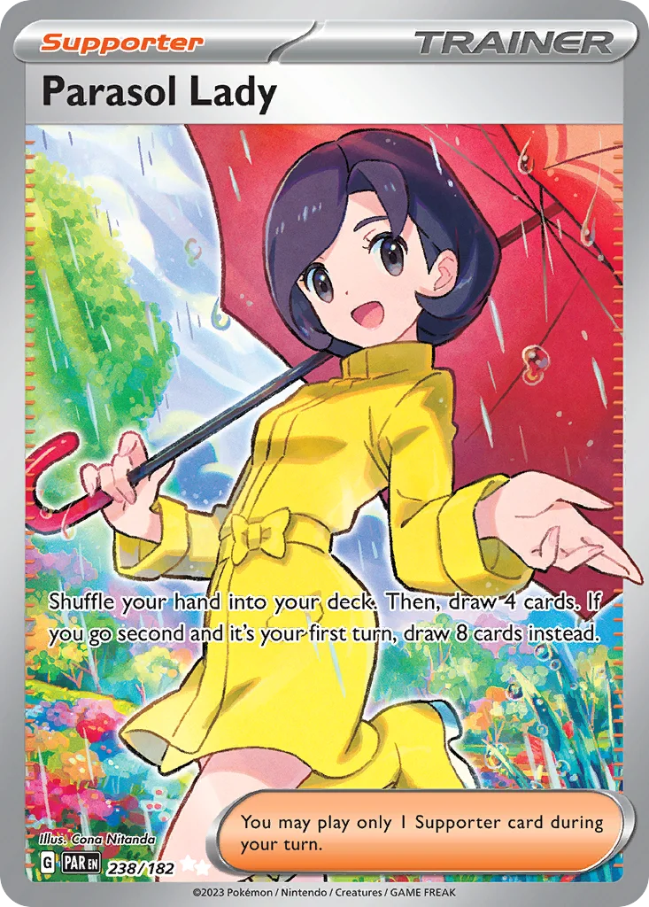 Parasol Lady Pokemon card