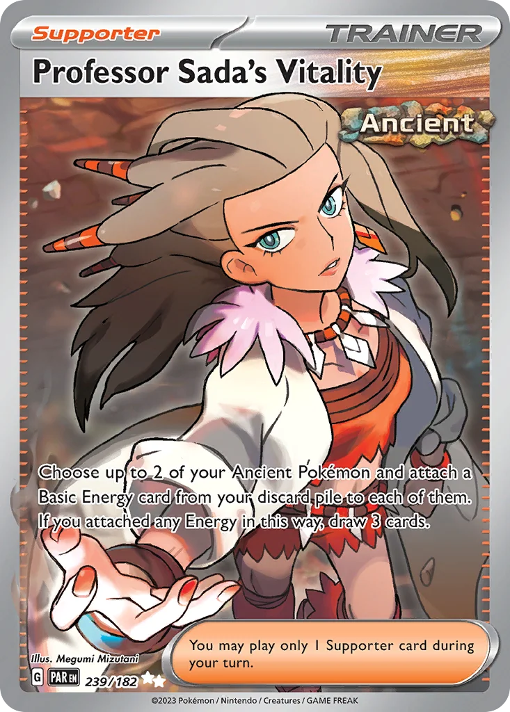 Professor Sada's Vitality Pokemon card