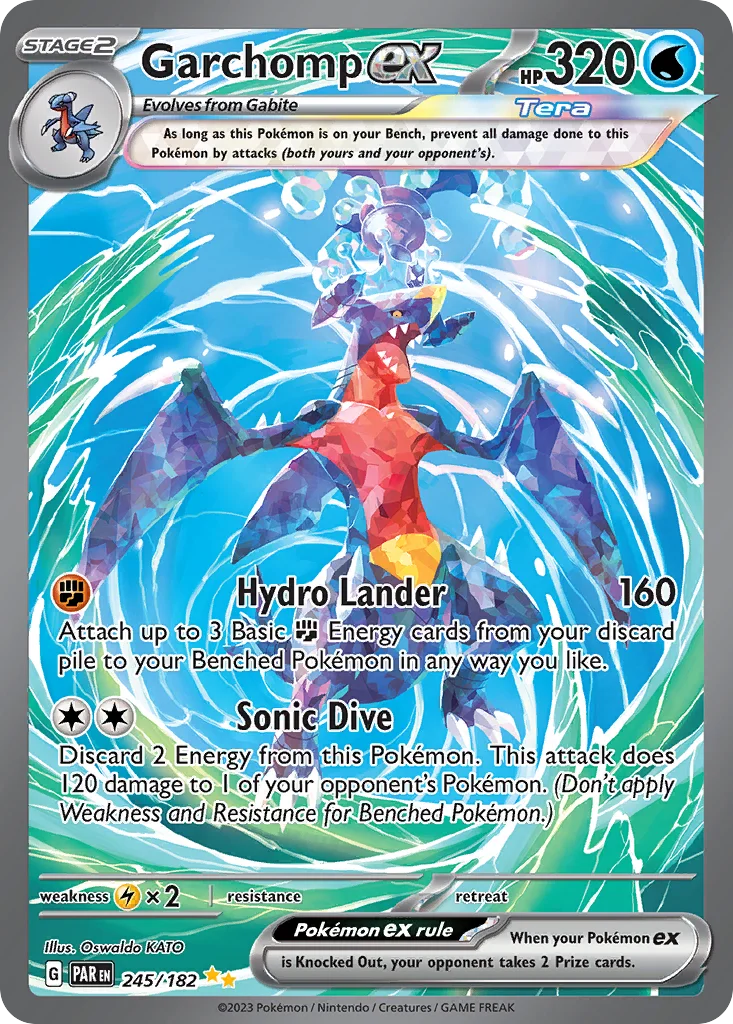 Garchomp ex Pokemon card