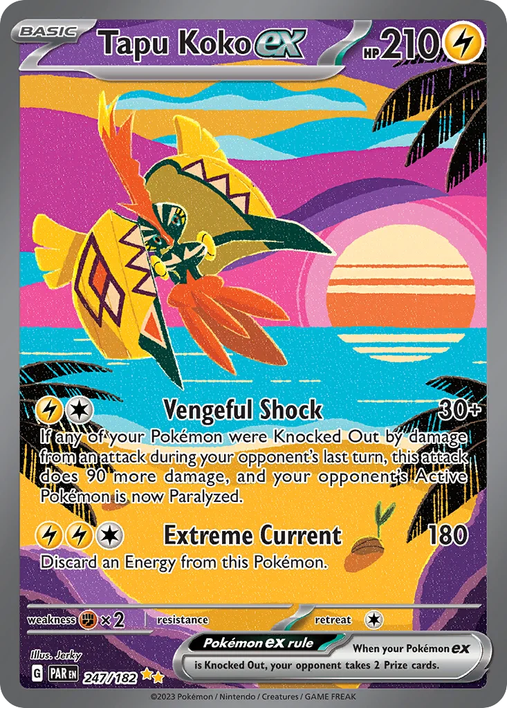 Tapu Koko ex Pokemon card