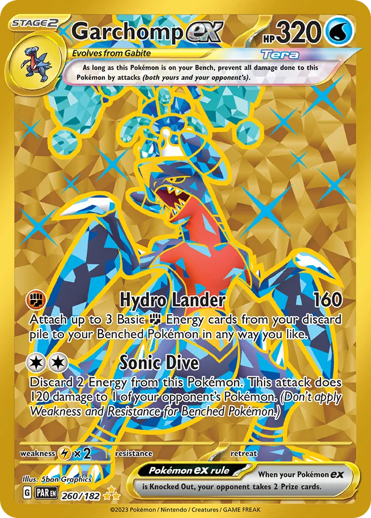 Garchomp ex Pokemon card