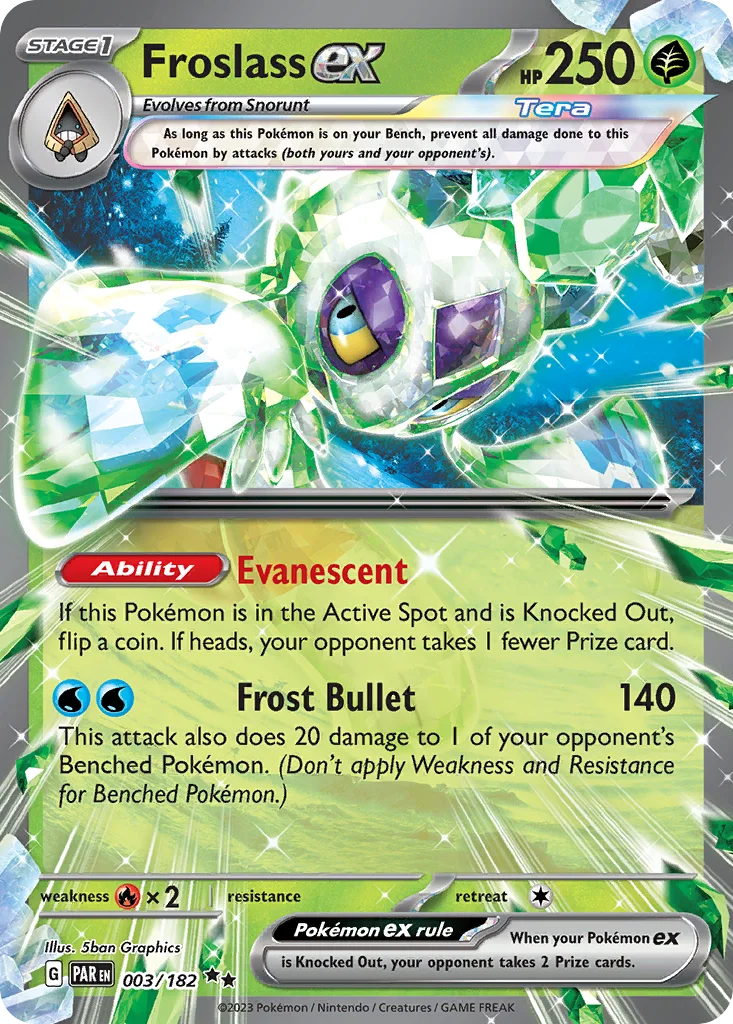 Froslass ex Pokemon card