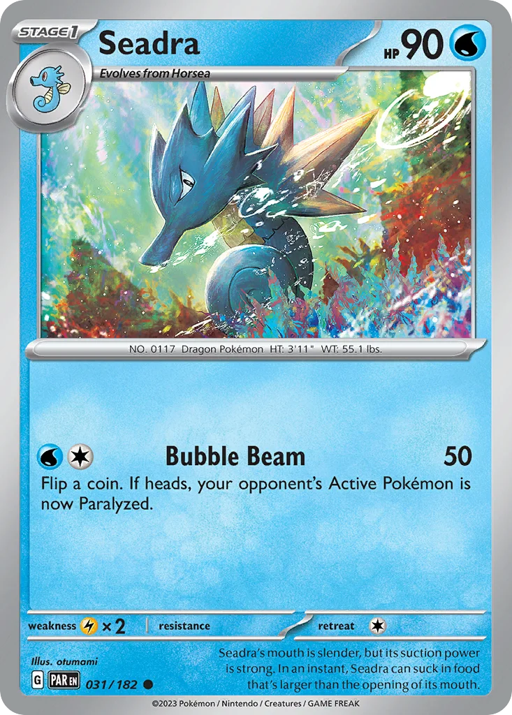 Seadra Pokemon card