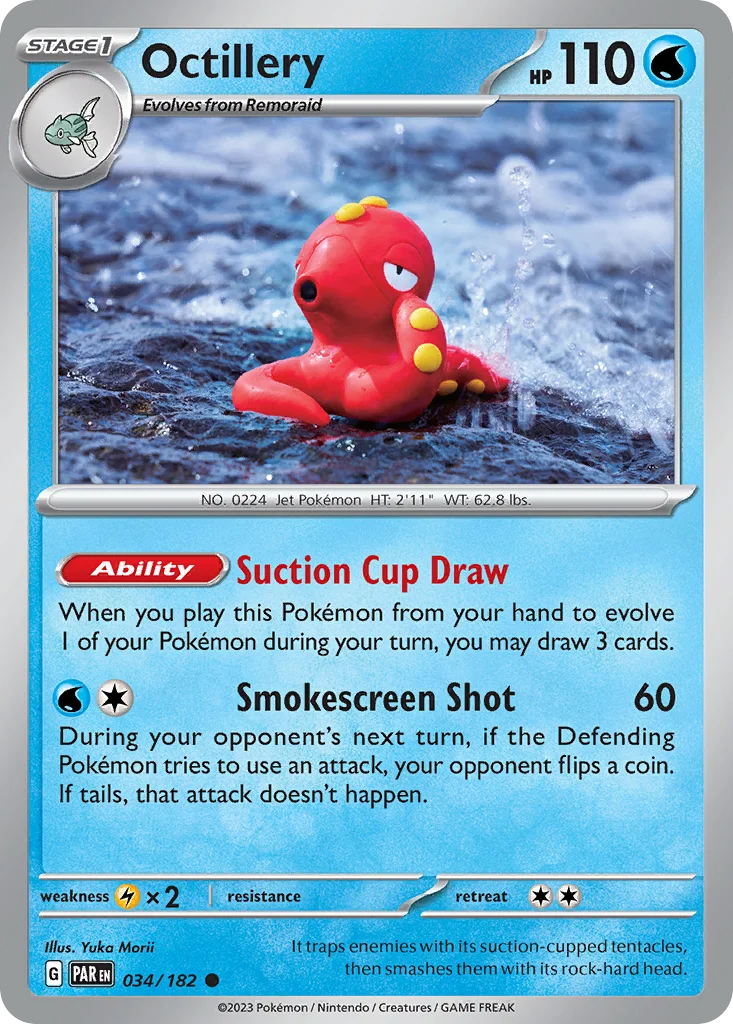 Octillery Pokemon card