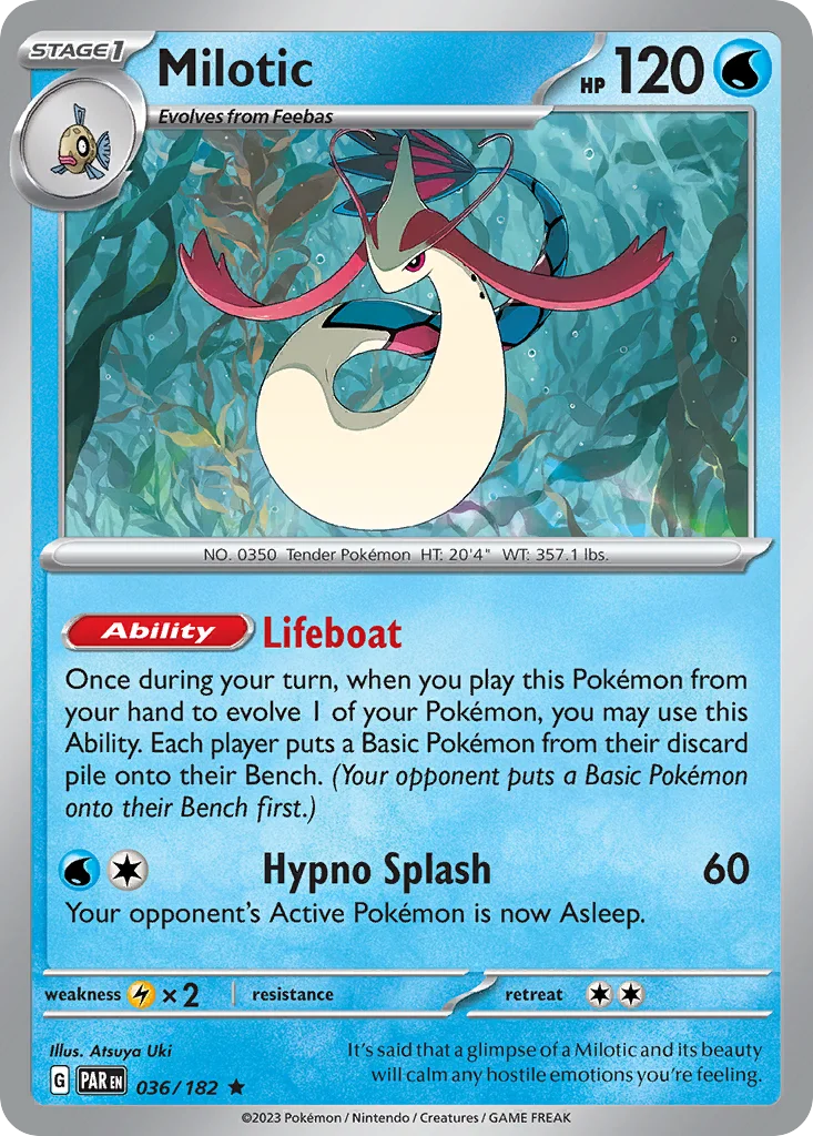 Milotic Pokemon card