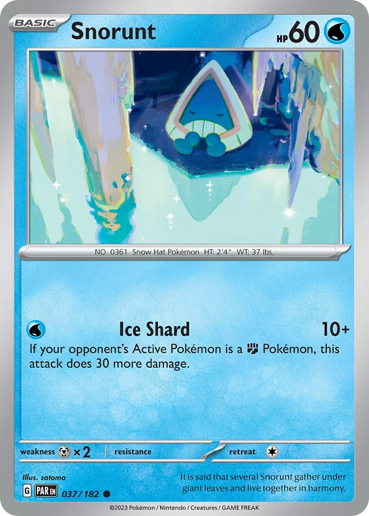Snorunt Pokemon card