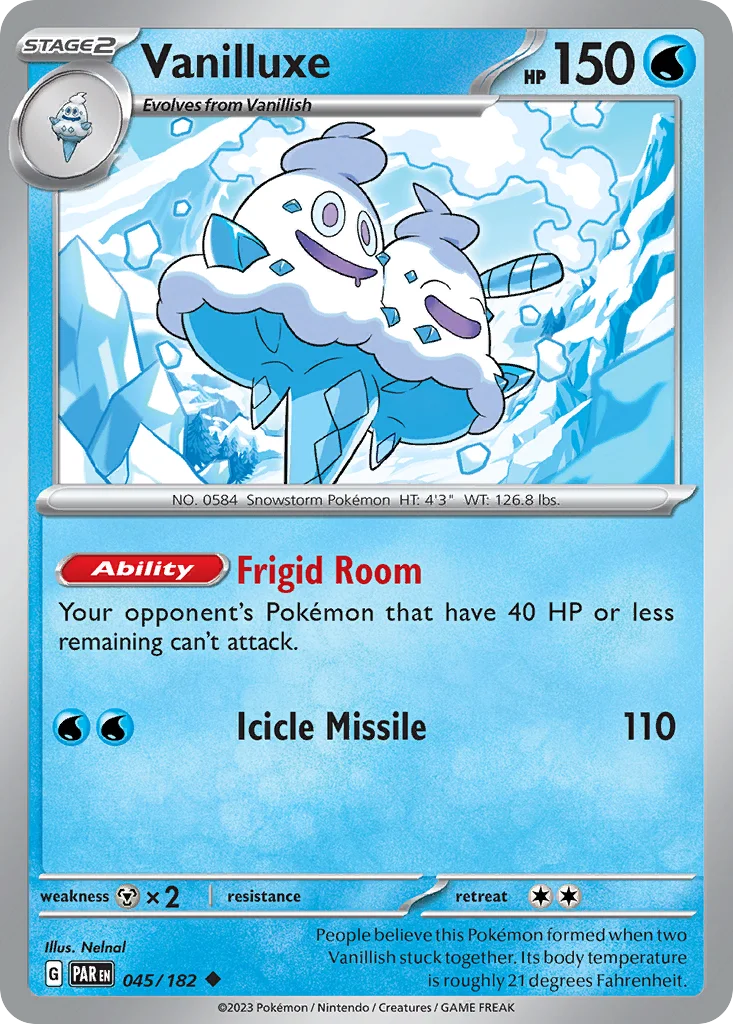Vanilluxe Pokemon card
