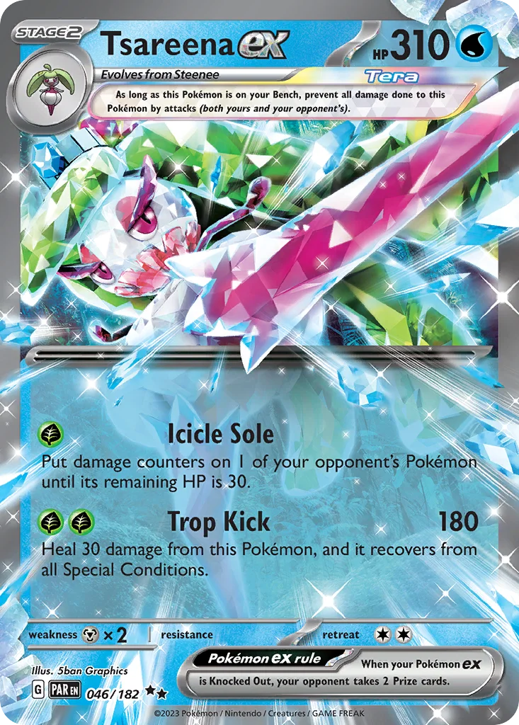Tsareena ex Pokemon card