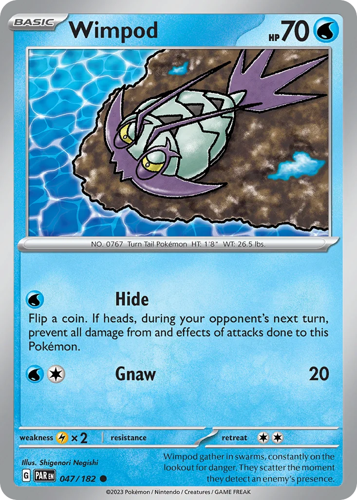 Wimpod Pokemon card