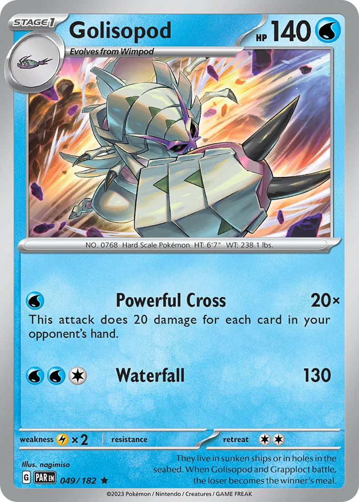 Golisopod Pokemon card