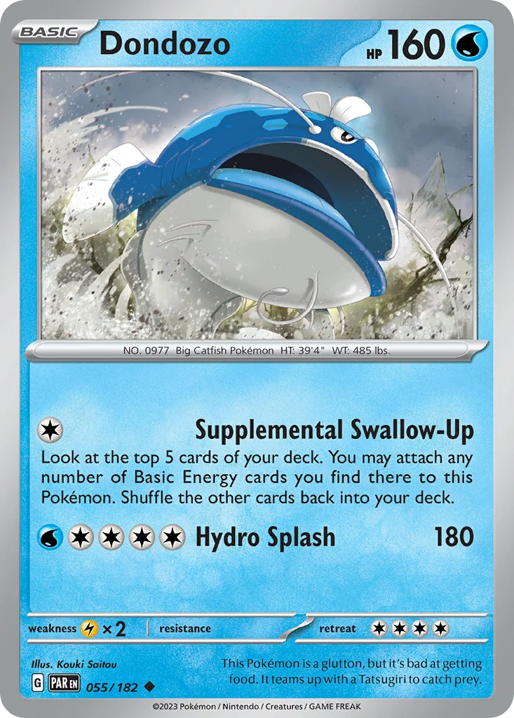 Dondozo Pokemon card