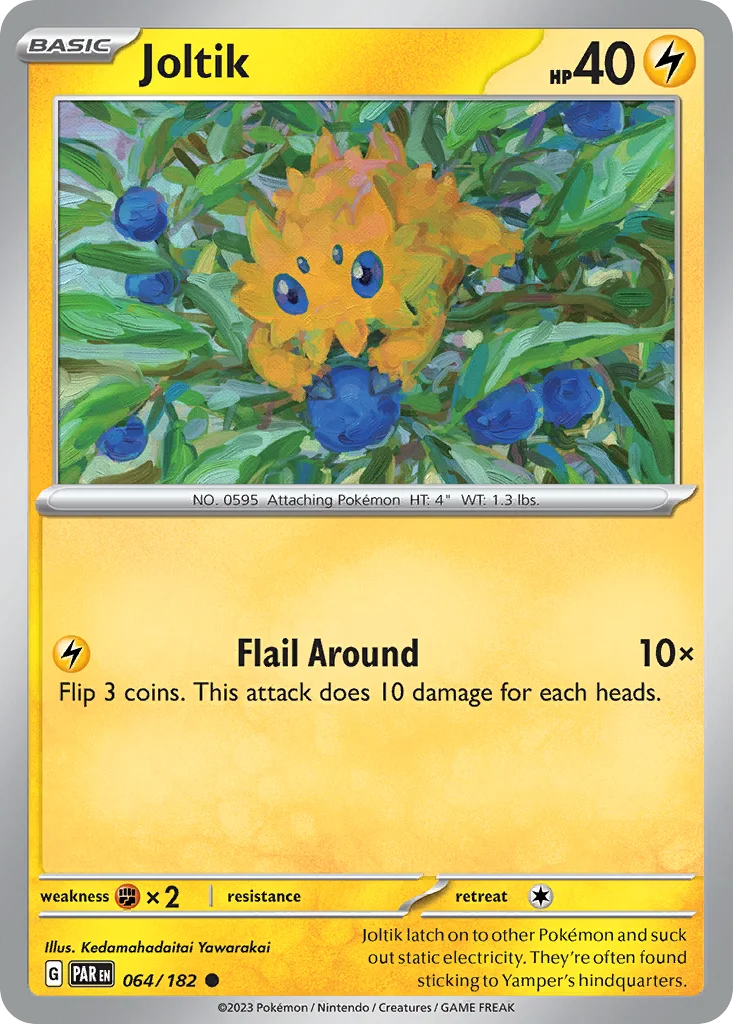 Joltik Pokemon card