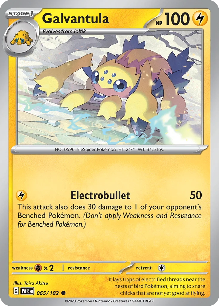 Galvantula Pokemon card