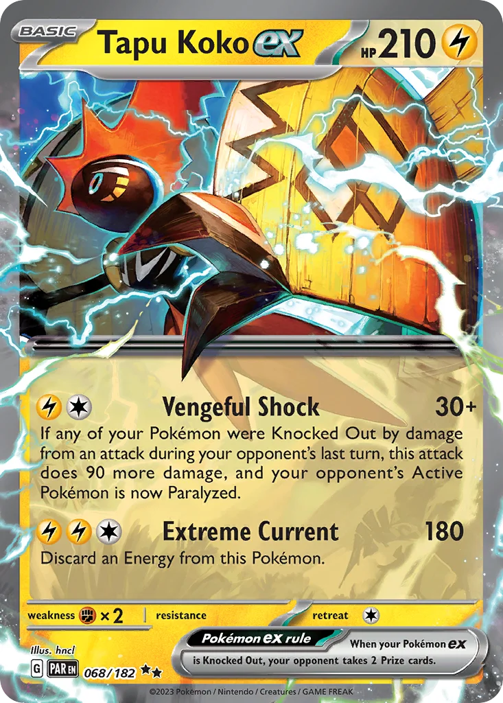 Tapu Koko ex Pokemon card