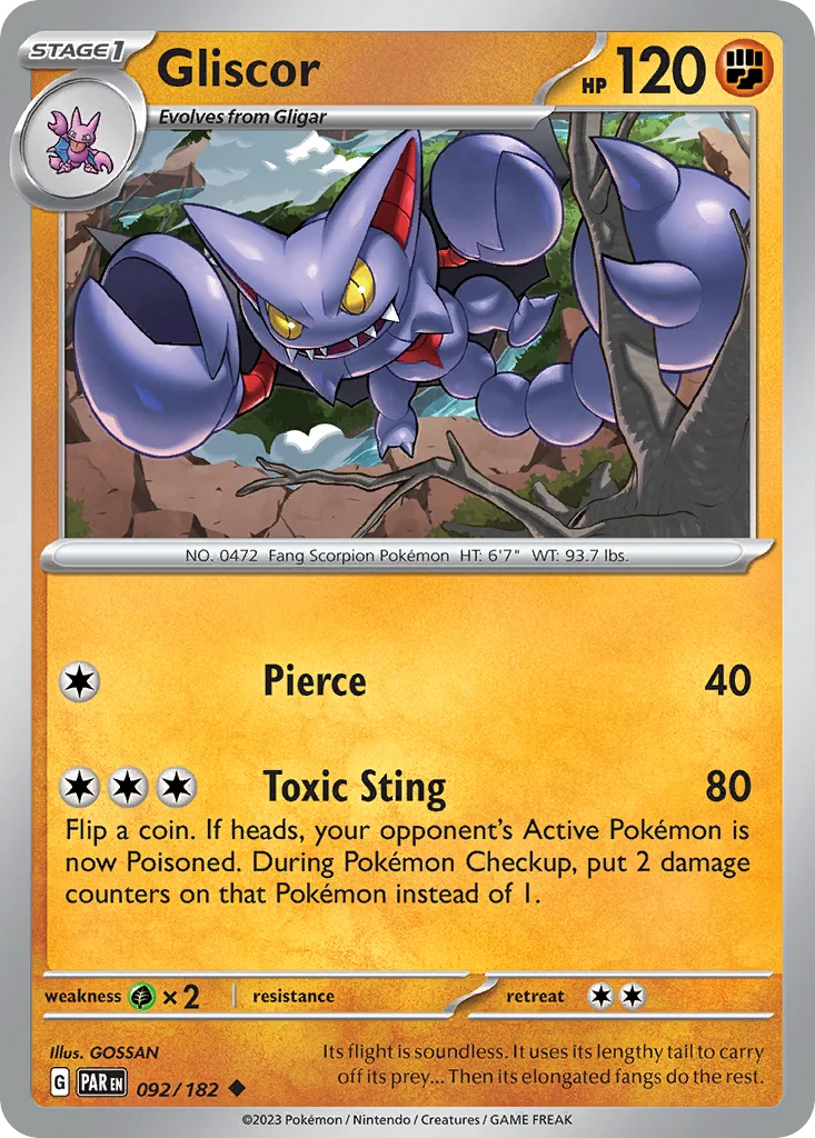 Gliscor Pokemon card