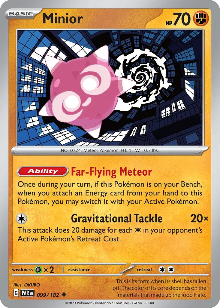 Minior Pokemon card