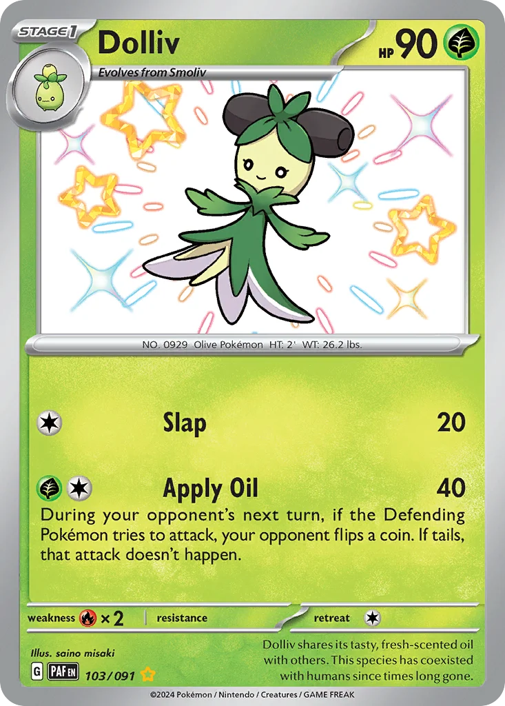 Dolliv Pokemon card