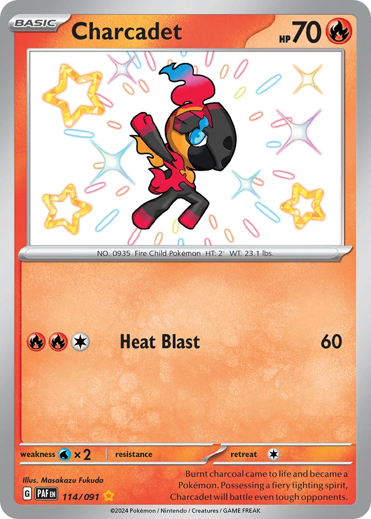 Charcadet Pokemon card