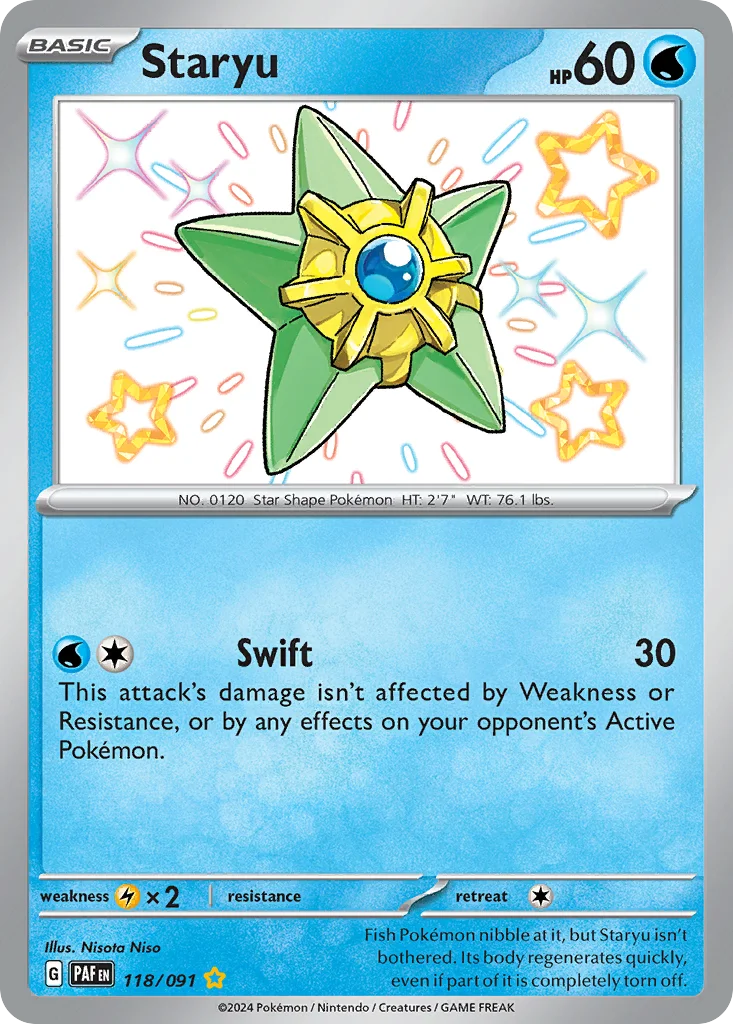 Staryu Pokemon card