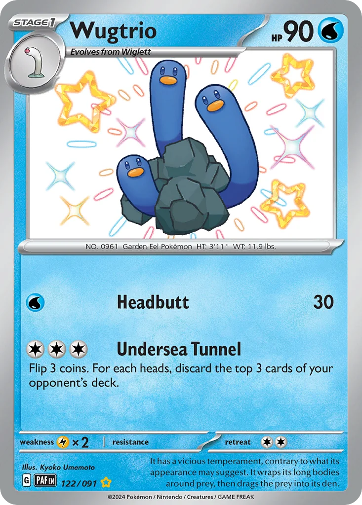 Wugtrio Pokemon card
