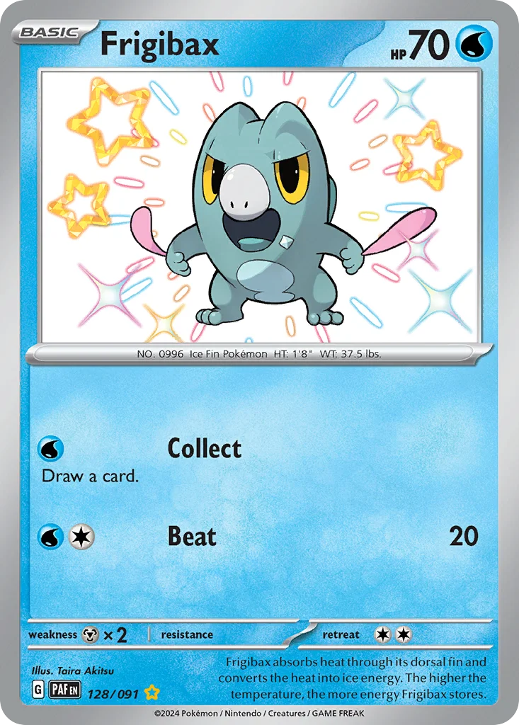 Frigibax Pokemon card