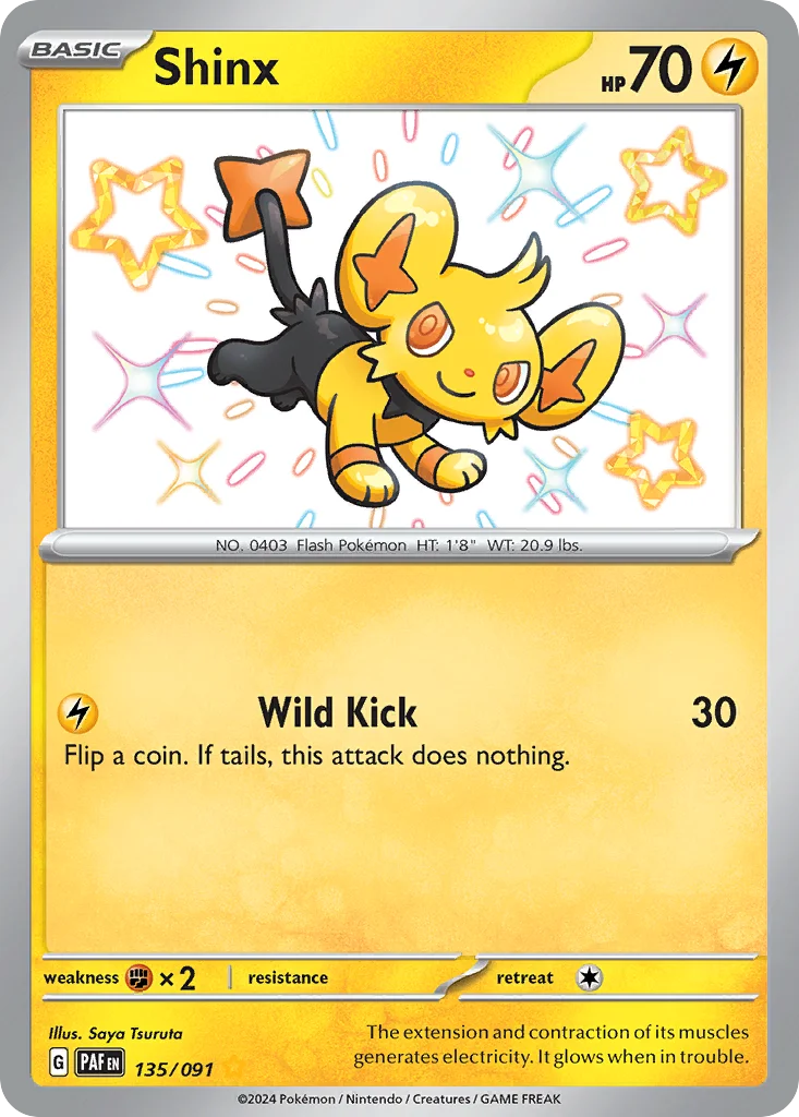 Shinx Pokemon card