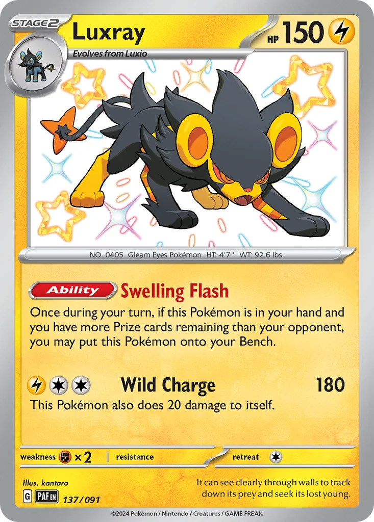 Luxray Pokemon card