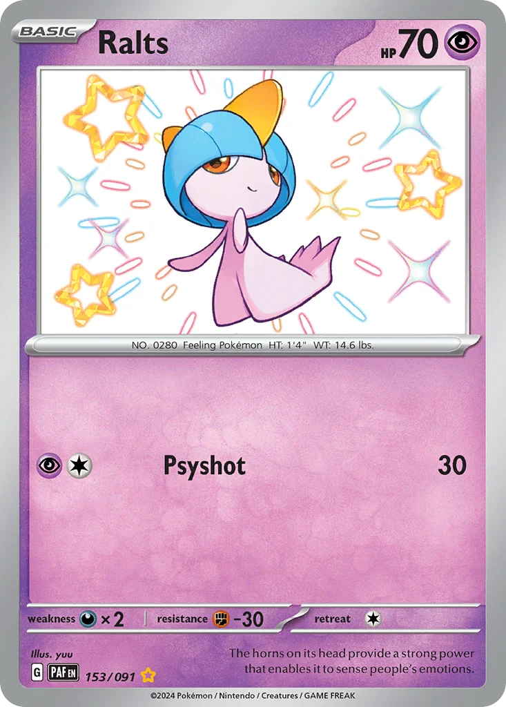 Ralts Pokemon card