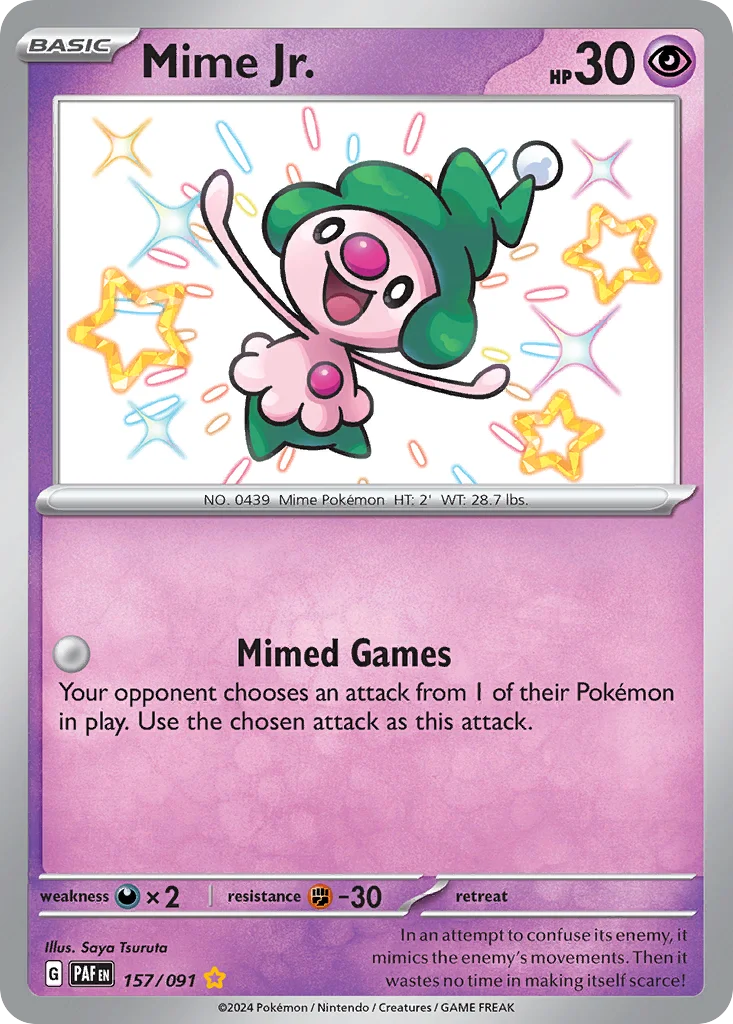Mime Jr. Pokemon card