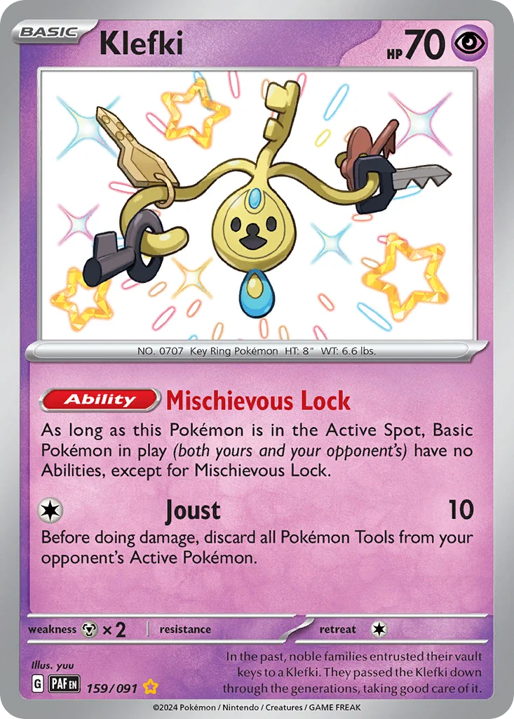 Klefki Pokemon card