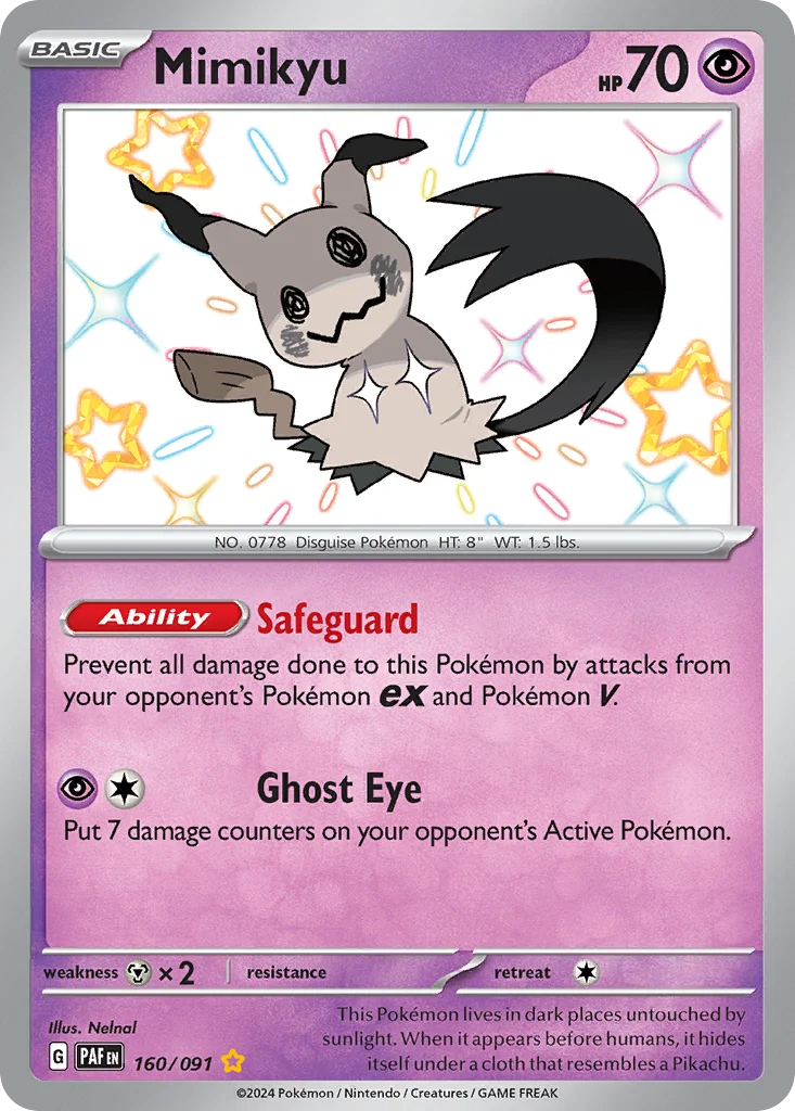Mimikyu Pokemon card