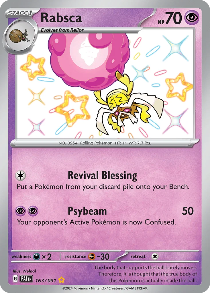 Rabsca Pokemon card