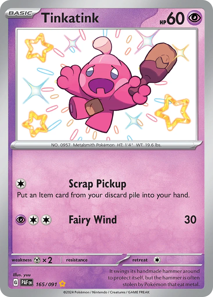 Tinkatink Pokemon card