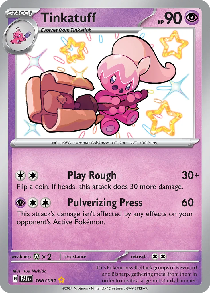 Tinkatuff Pokemon card