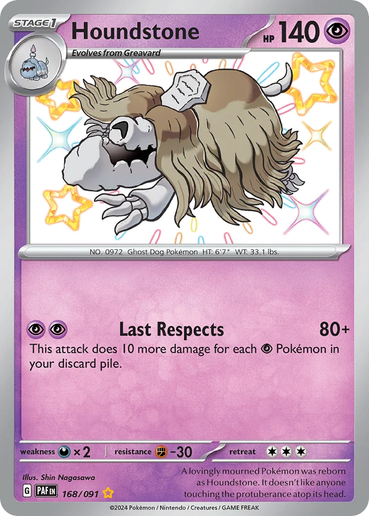 Houndstone Pokemon card
