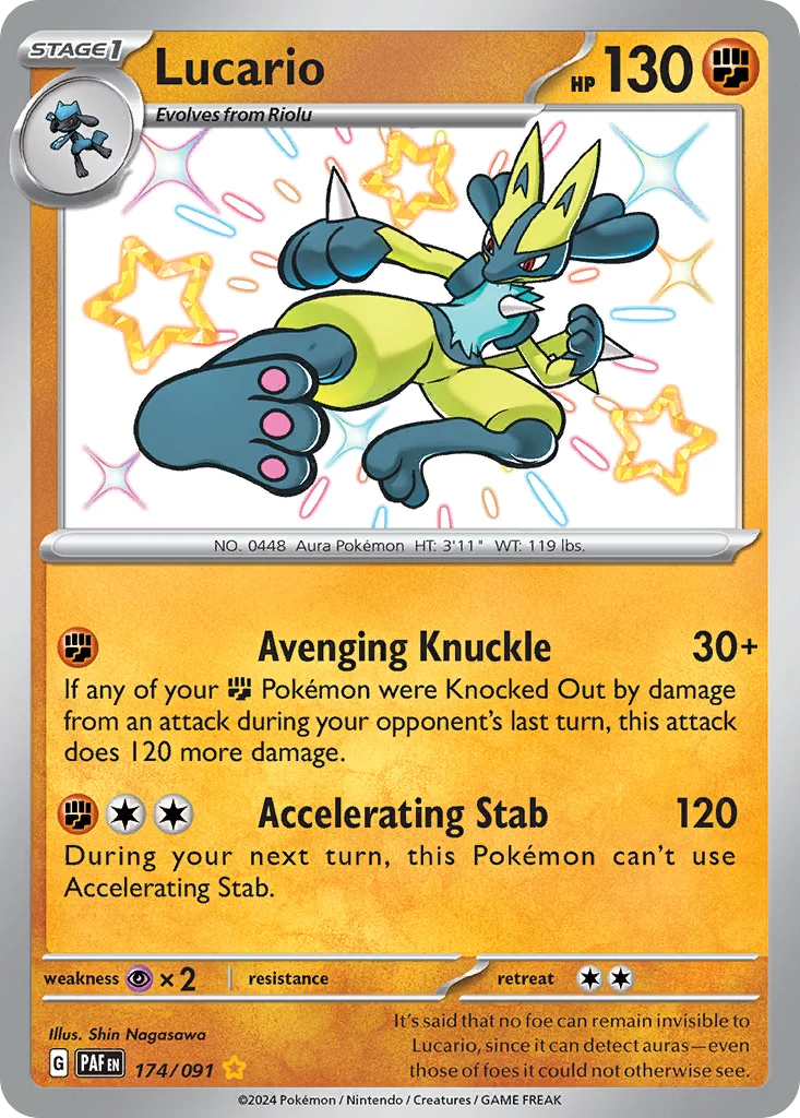 Lucario Pokemon card