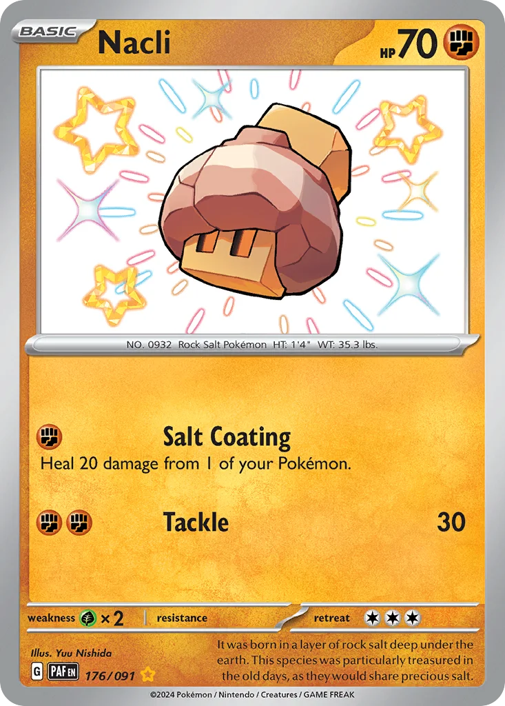 Nacli Pokemon card