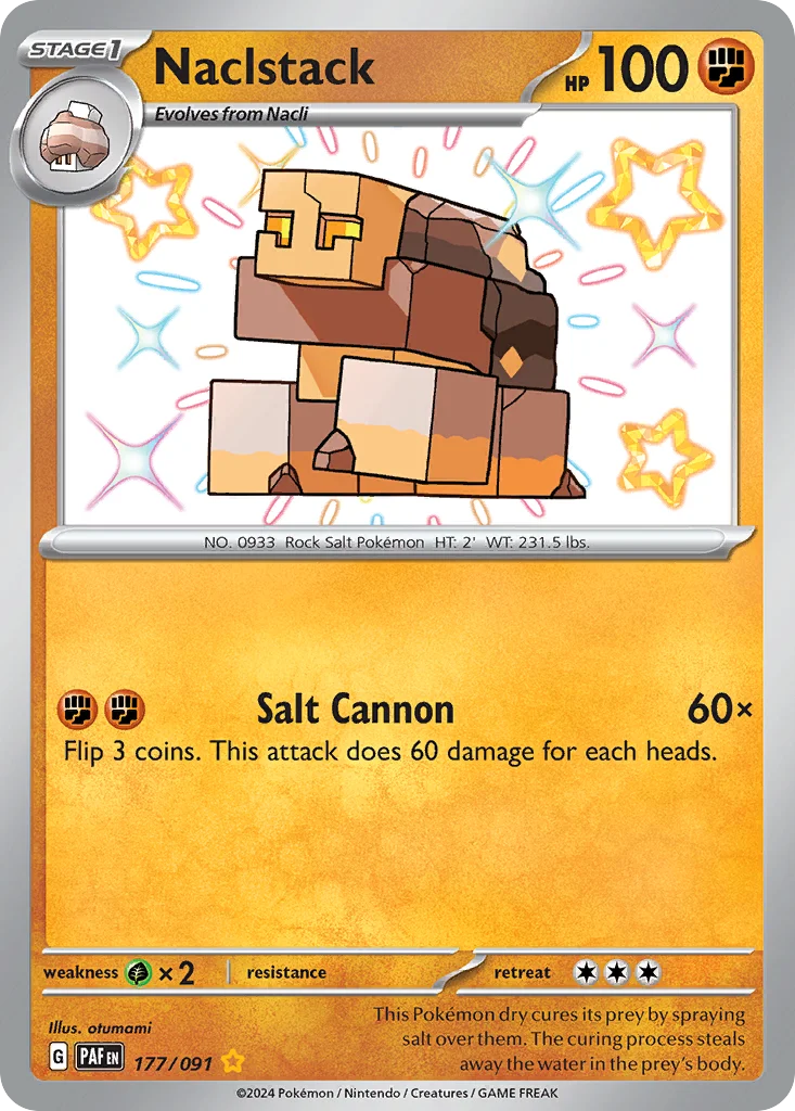 Naclstack Pokemon card