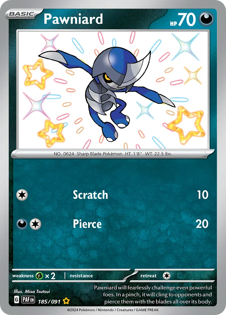 Pawniard Pokemon card