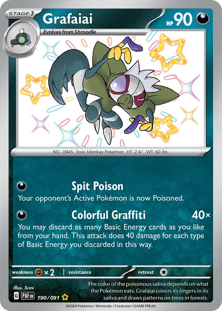 Grafaiai Pokemon card