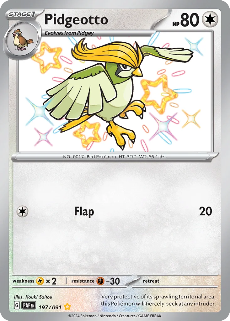 Pidgeotto Pokemon card