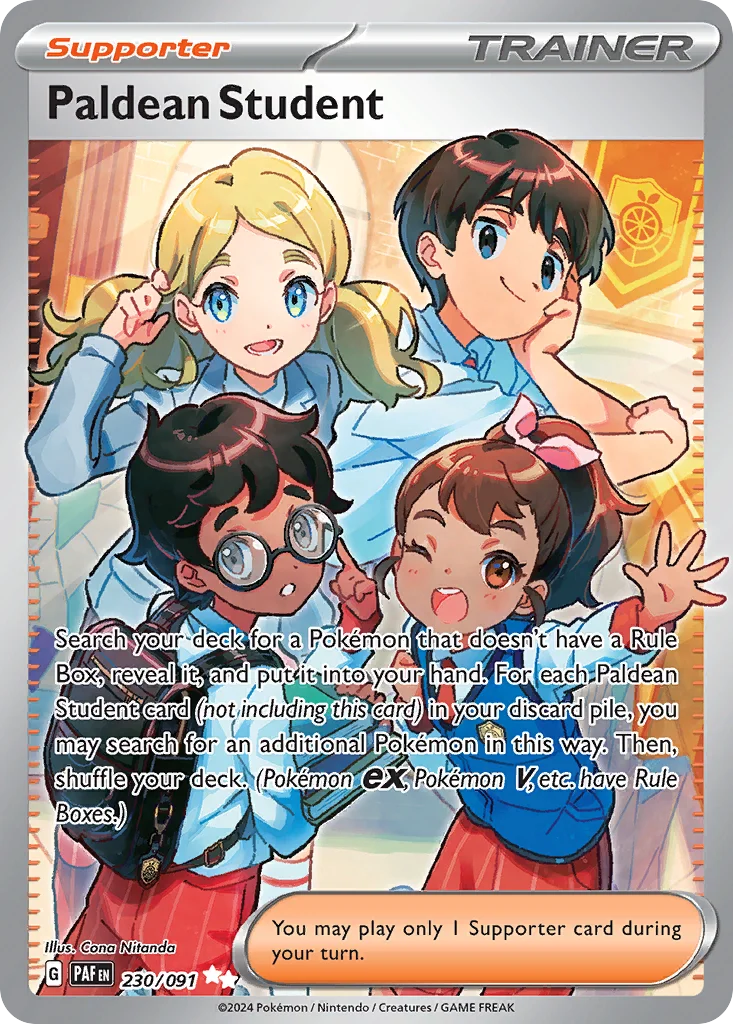 Paldean Student Pokemon card