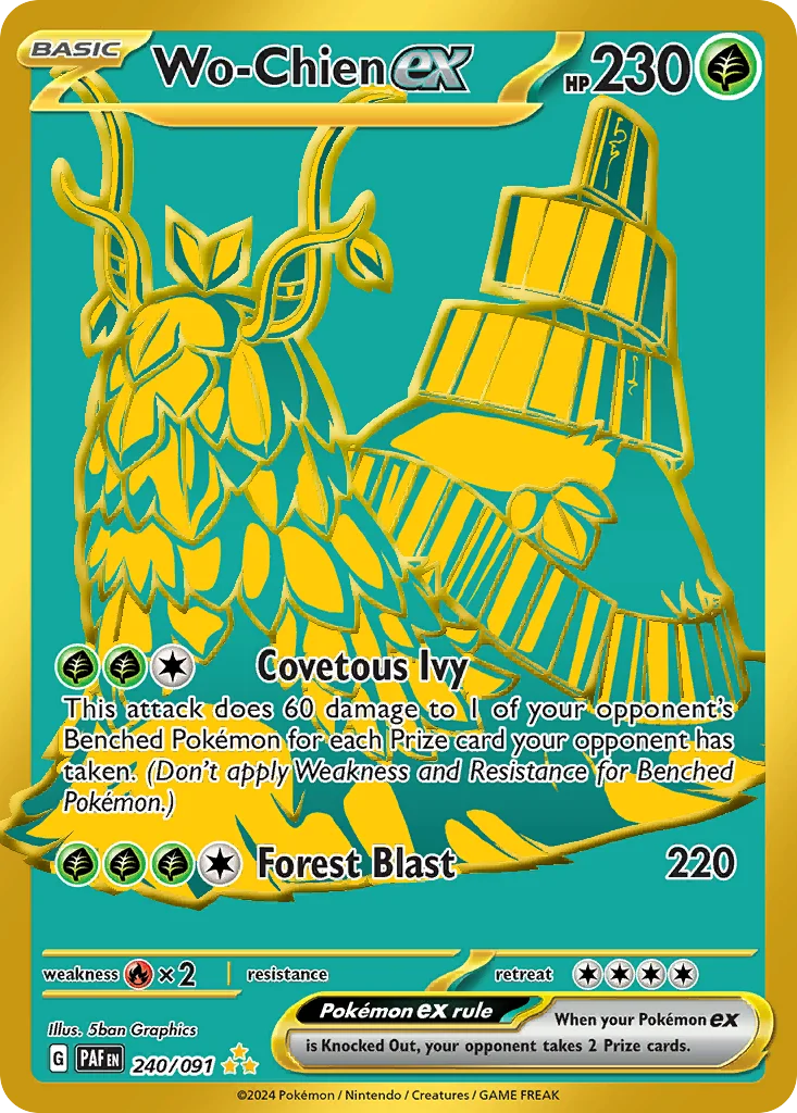 Wo-Chien ex Pokemon card